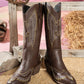 Damen Cowboy-Stiefel mit extravaganten Stickereien Fudus