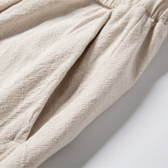 Damen lässige Chino-Hose mit elastischem Bund und komfortablem Schnitt Fudus