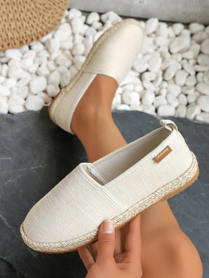 Damen Ballerinas Leichter Canvas