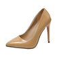 Damen Elegante High Heels Spitz