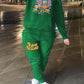 Damen Hoodie und Jogginghose Set mit auffälligem Tuneschrige-Design Fudus