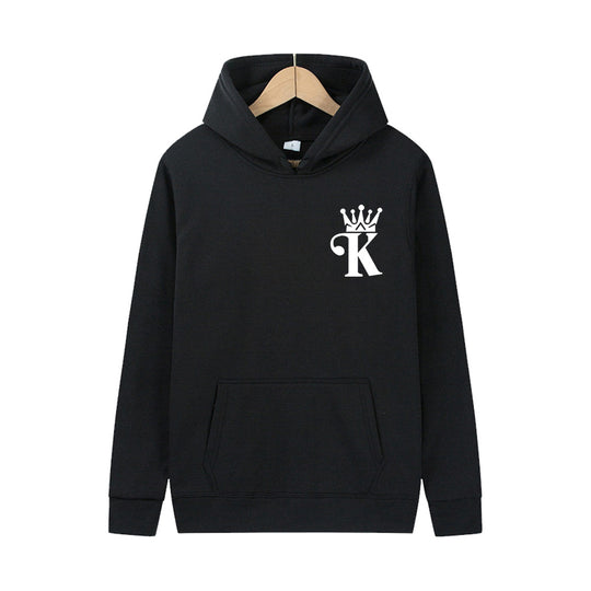 Damen Hoodie mit hochwertigem Kragen und klassischem Logo-Design Fudus