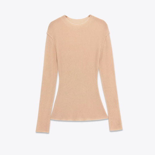 Damen langärmeliges Strickshirt Fudus
