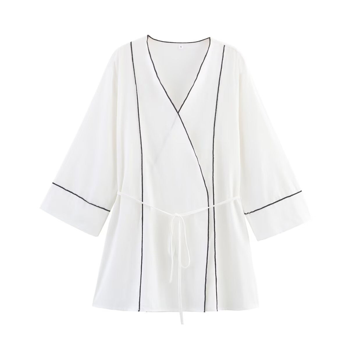 Damen weite Palazzo-Hose mit elegantem Bund Fudus