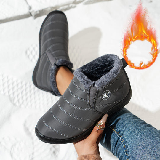 Damen Komfortable Winterboots mit kuscheligem Futter und rutschfester Sohle Fudus