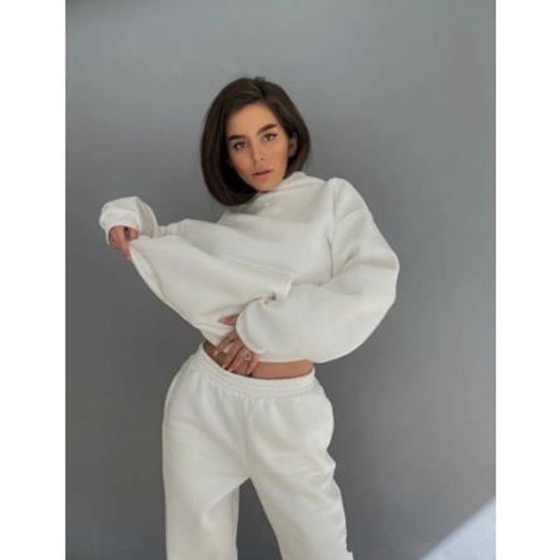 Damen lässiges Hoodie-Set mit oversize Schnitt Fudus