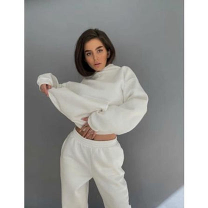 Damen lässiges Hoodie-Set mit oversize Schnitt Fudus