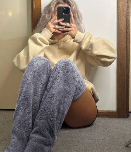 Damen Kuschelige Leggings Fudus