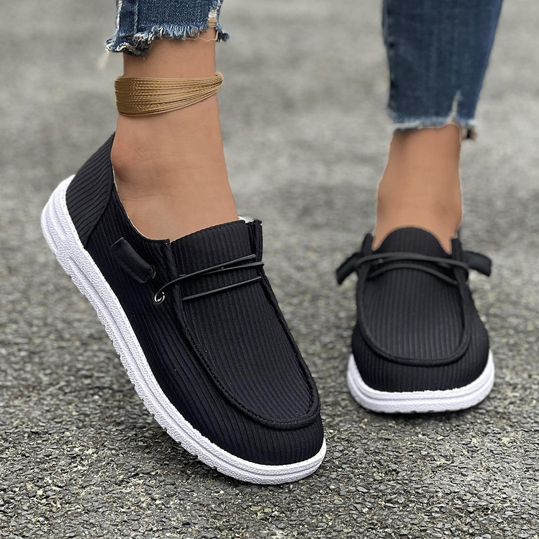 Damen Lässige Slip-On Sneakers mit Rutschfester Sohle