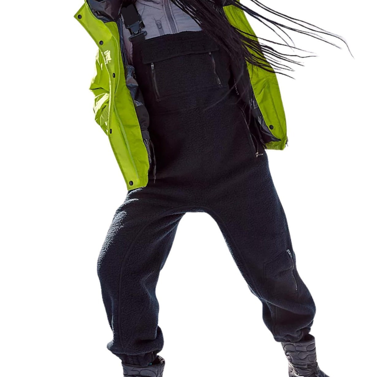 Latzhosen Damen Fleece Utility Warm