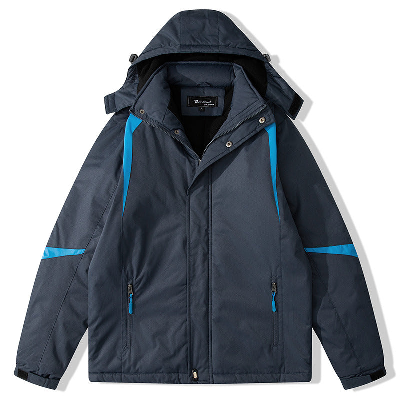 Damen isolierte Outdoor-Jacke mit verstellbarer Kapuze Fudus