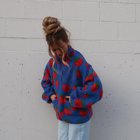 Damen Kuscheljacke Fudus