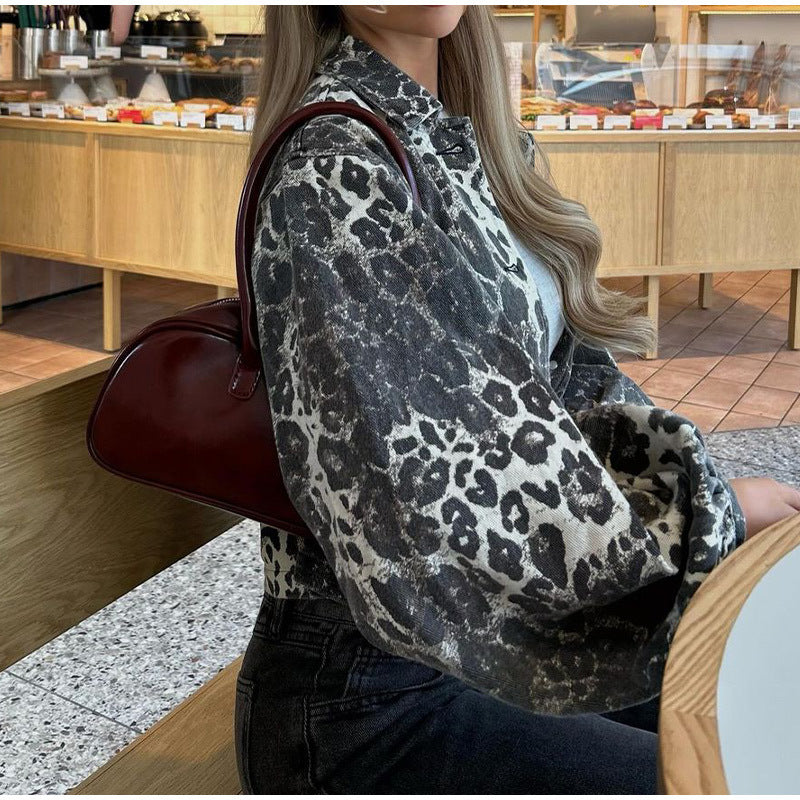 Damen Handtasche im eleganten Retro-Design mit ergonomischem Tragegriff Fudus