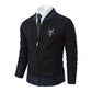 Herren Sportive Strickjacke Mit Reißverschluss Stilvoll