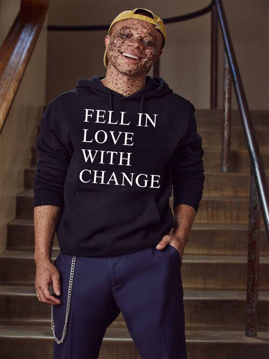 Damen Kapuzenpullover mit inspirierendem Druck Fudus