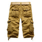Cargo Shorts Herren Mehrere Taschen Robust