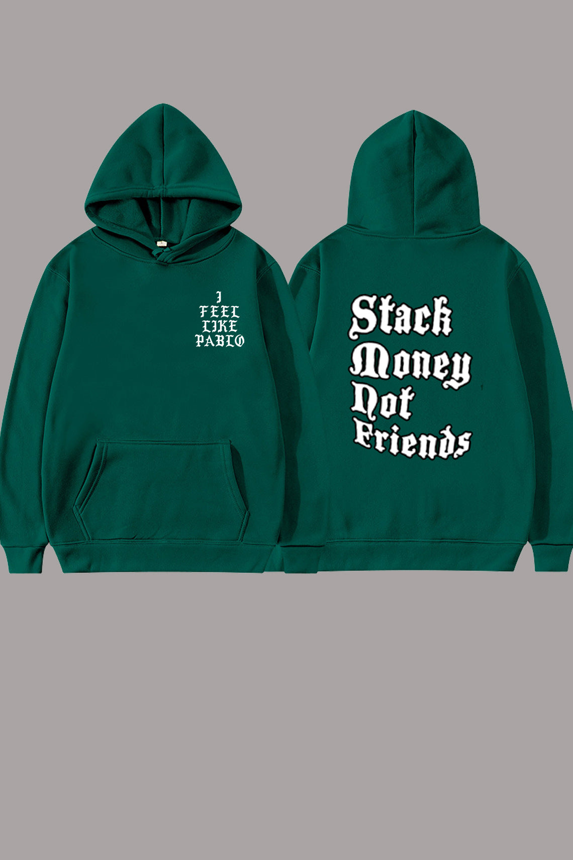 Damen Kapuzenpullover mit kreativem Grafikdruck und bequemer Passform Fudus