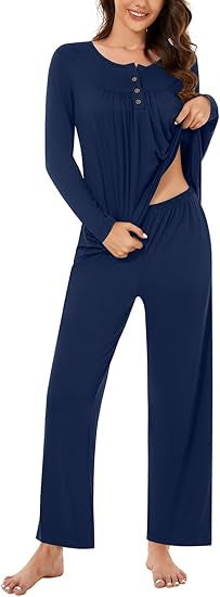 Damen Schlafanzug Set Fudus