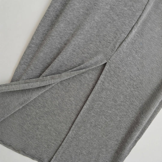 Damen langärmliges Jersey-Kleid Fudus