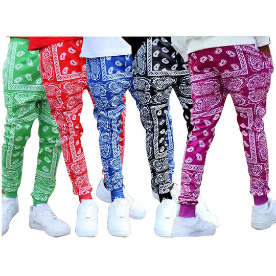 Damen Jogginghose mit modischem Paisleymuster Fudus