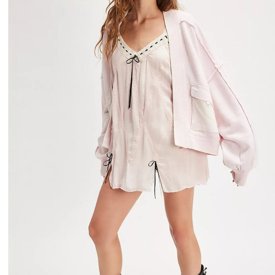 Damen lässige Hoodie-Jacke mit weiten Ärmel und praktischen Taschen Fudus