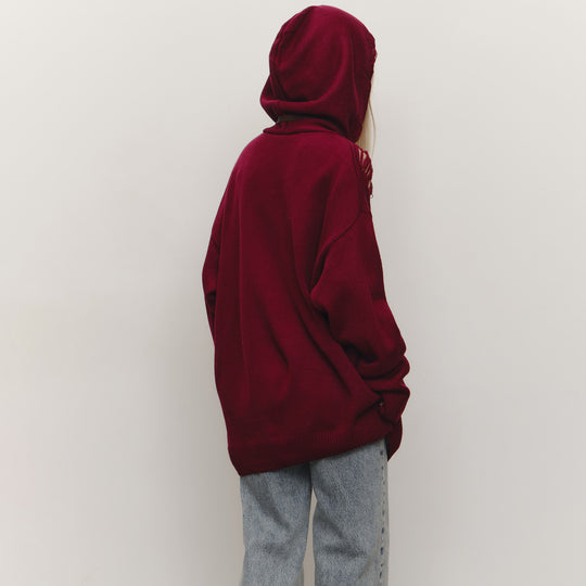 Damen Hoodie mit großzügigem Schnitt und trendigem Design Fudus