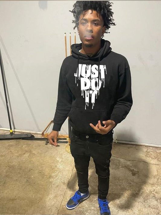 Damen Kapuzenpullover mit kreativen Graffiti-Druck Fudus