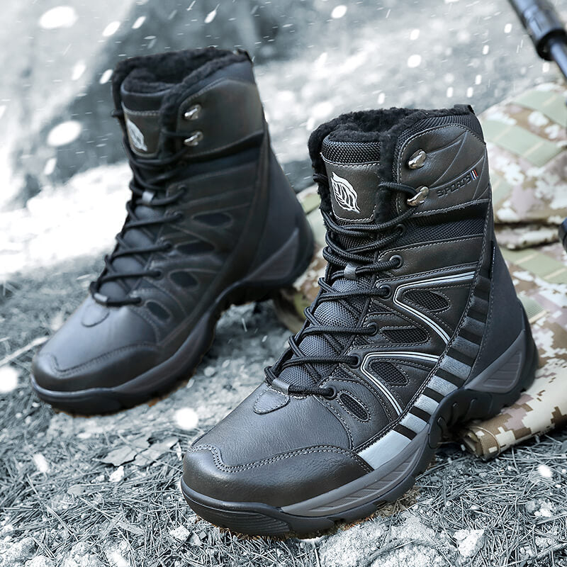 Damen Isolierte Winterstiefel mit rutschfester Sohle und wärmendem Innenfutter Fudus