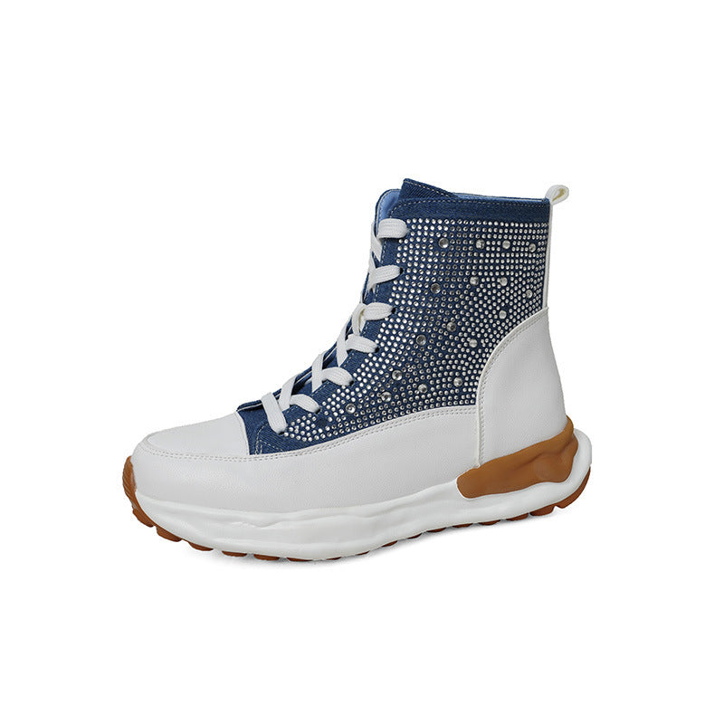 Damen Sportliche High-Top Sneaker Fudus
