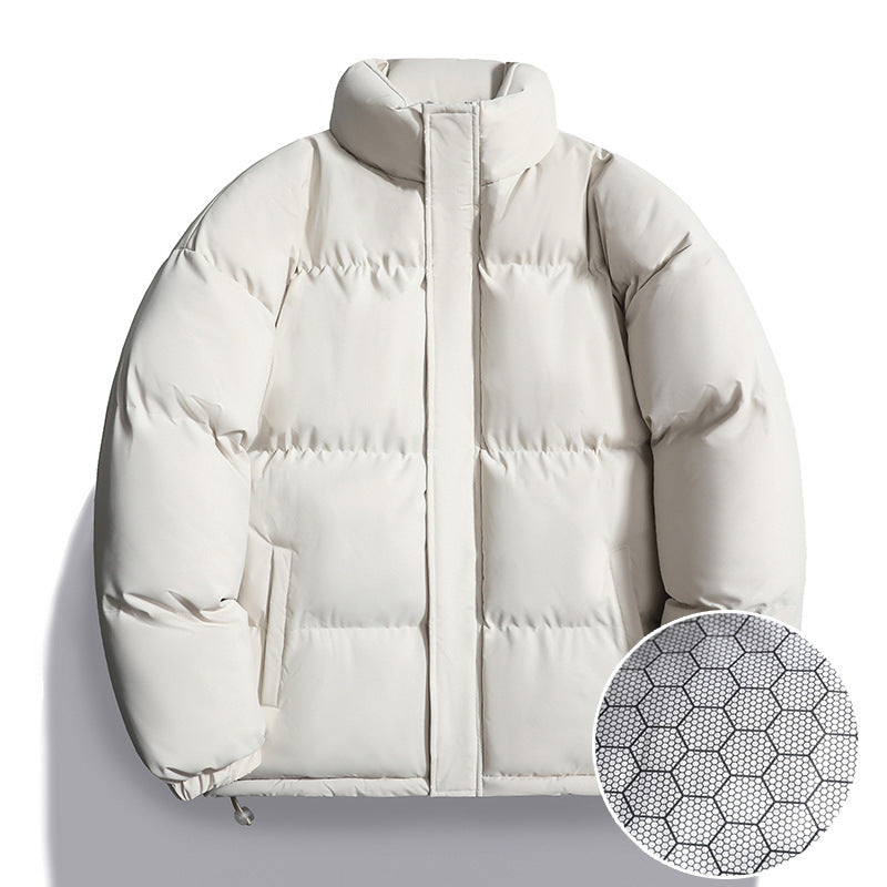 Damen isolierte Steppjacke mit hohem Kragen und praktischen Taschen Fudus