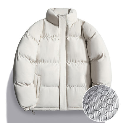 Damen isolierte Steppjacke mit hohem Kragen und praktischen Taschen Fudus