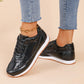 Damen Sneaker Mit Funkelnden Pailletten Und Bequemer Sohle