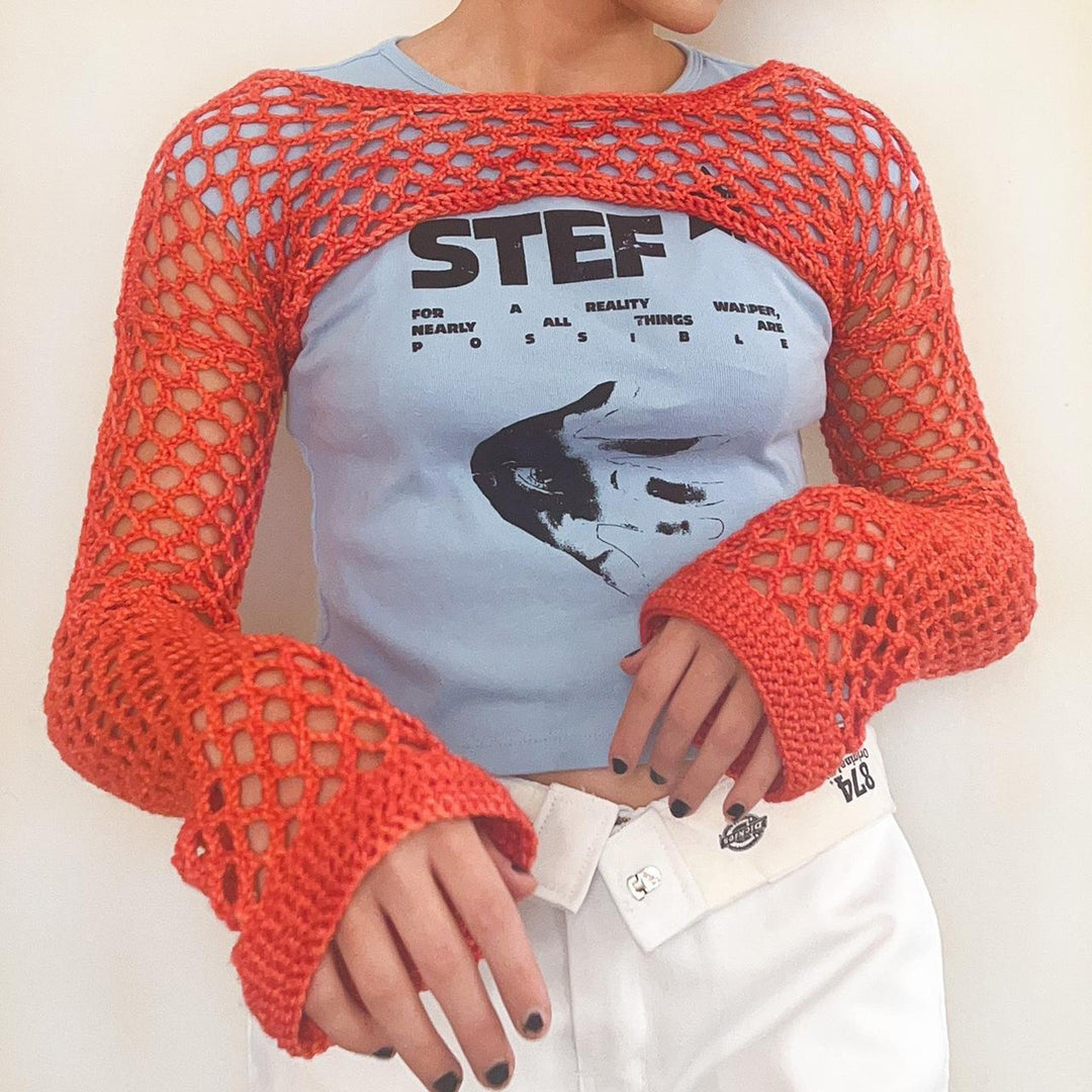 Damen Häkeljacke Fudus