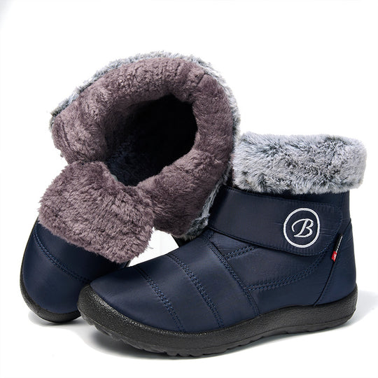Damen isolierte Winterstiefel mit praktischer Klettverschluss und warmem Fleece-Futter Fudus