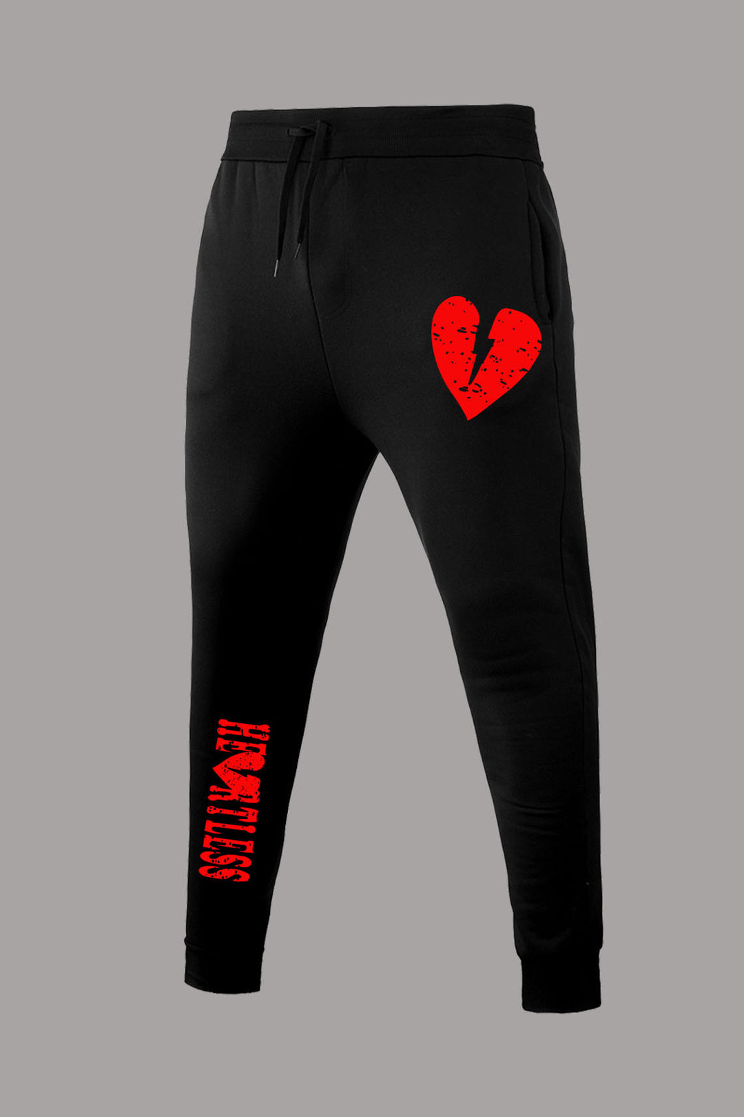 Damen Jogginghose mit modernem Herzmotiv Fudus