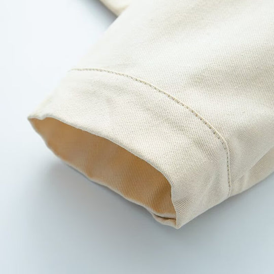 Damen lässige Jeansjacke mit praktischen Taschen Fudus