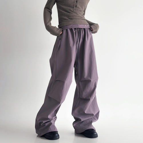 Damen lässige Cargo-Hose mit weitem Schnitt und praktischen Taschen Fudus