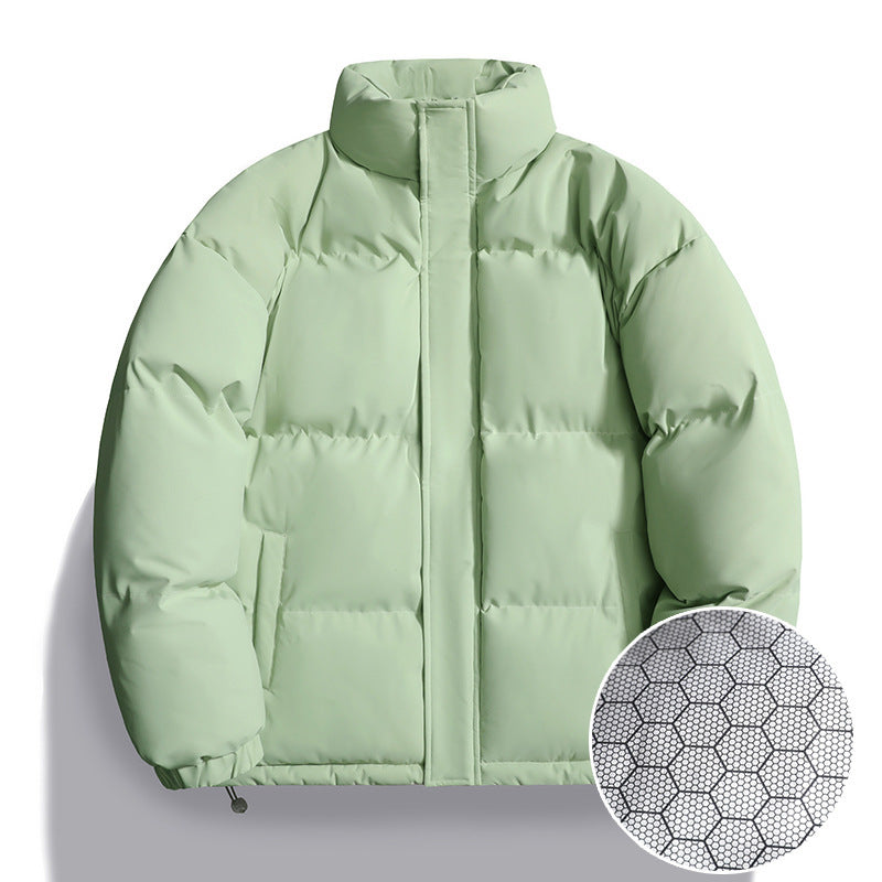 Damen isolierte Steppjacke mit hohem Kragen und praktischen Taschen Fudus