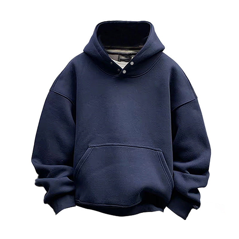 Damen Kapuzenpullover mit modernem Schnitt und praktischer Kängurutasche Fudus