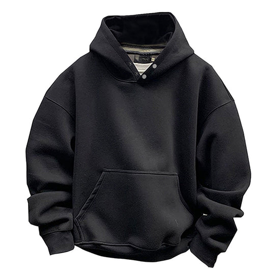 Damen Kapuzenpullover mit modernem Schnitt und praktischer Kängurutasche Fudus