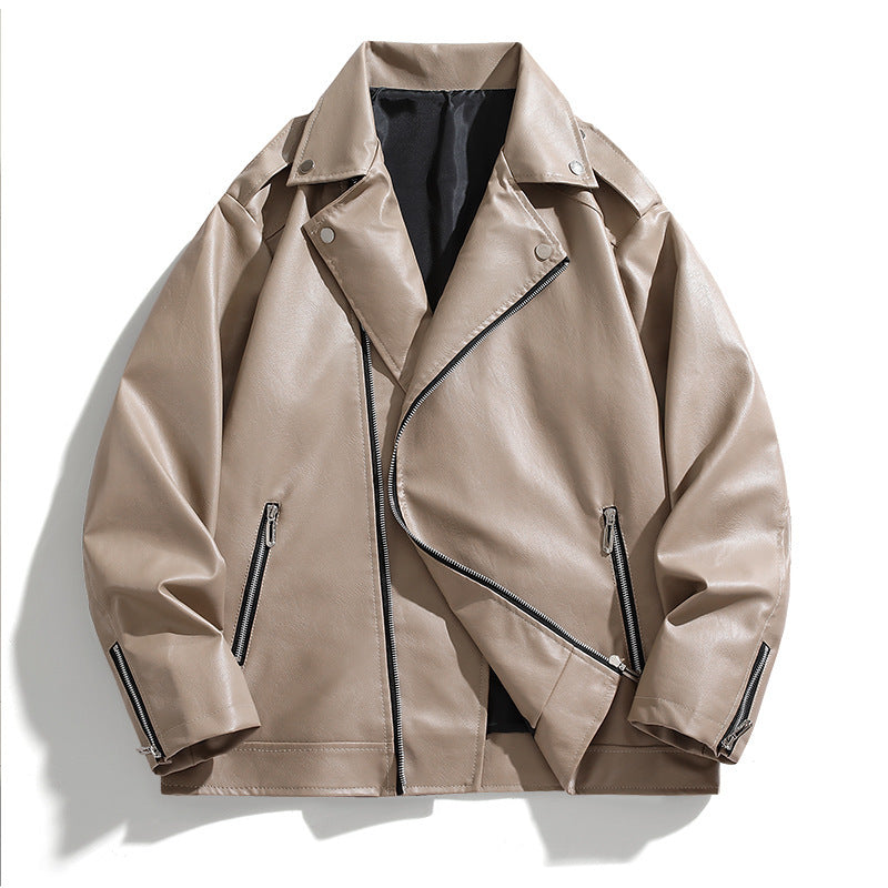 Damen klassisches Kunstleder-Bikerjacke Fudus