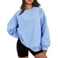 Damen lässiger Oversized Pulli Fudus