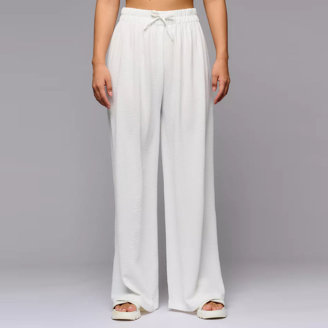 Damen lässige High-Waist-Hose Fudus