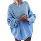 Damen Oversized Strickpullover Mit Lässigem Schnitt