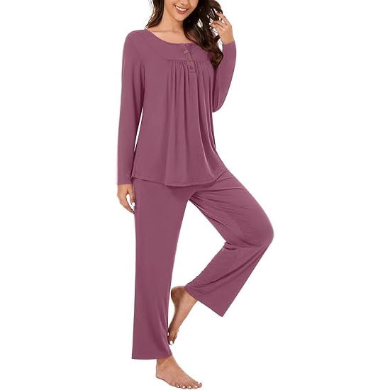 Damen Schlafanzug Set Fudus