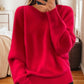 Damen gemütlicher Cashmere Pullover Fudus