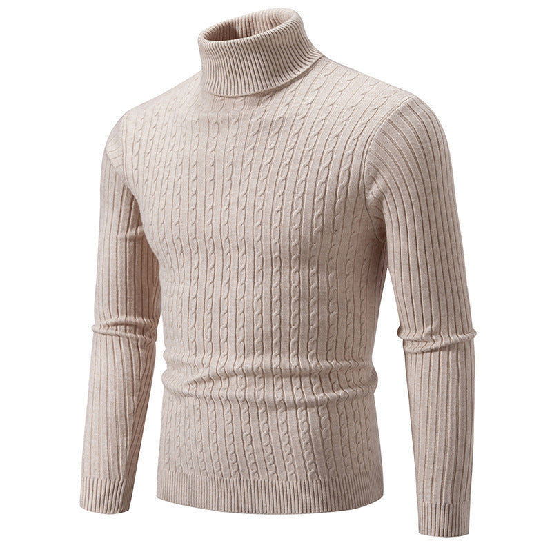 Herren Rollkragenpullover aus komfortabler Strickqualität Fudus