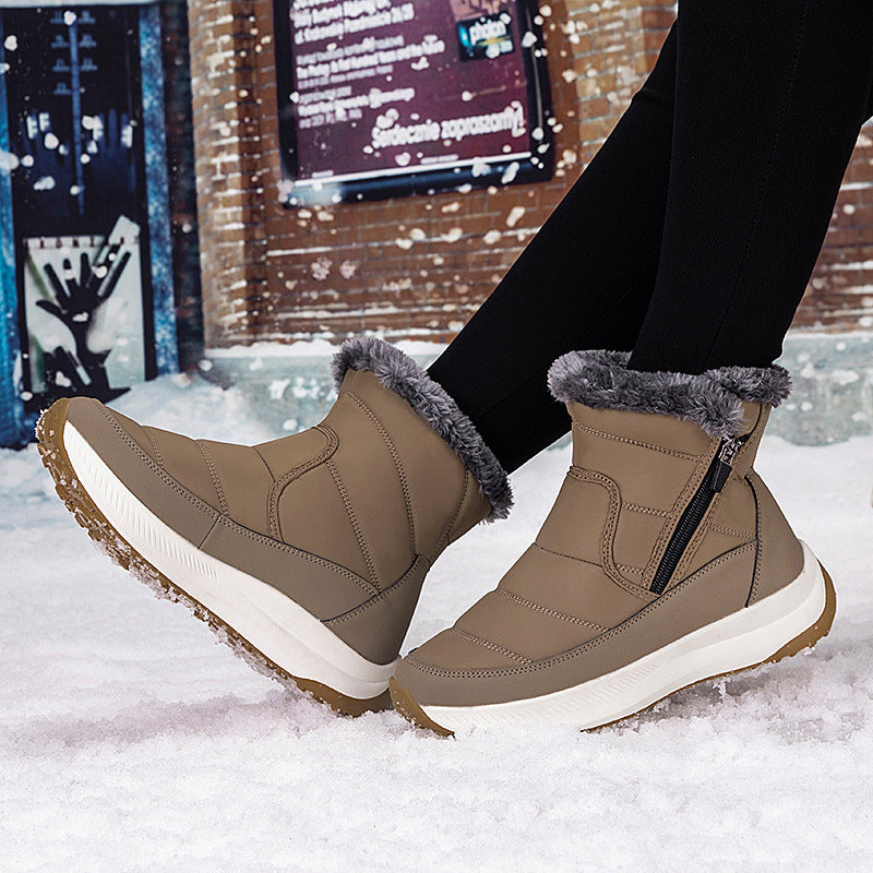 Damen Isolierte Winterboots mit rutschfester Sohle Fudus