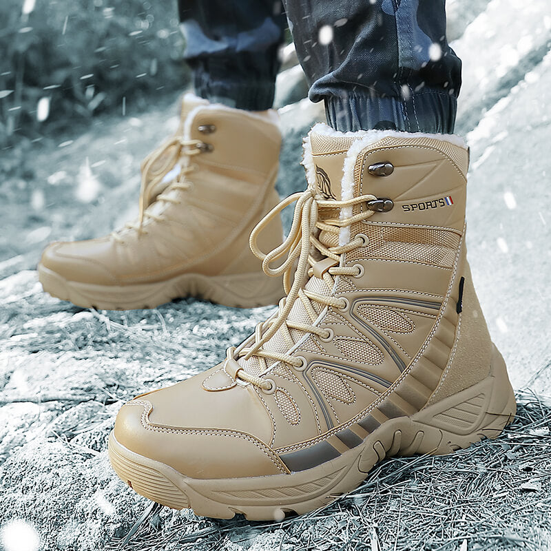 Damen Isolierte Winterstiefel mit rutschfester Sohle und wärmendem Innenfutter Fudus