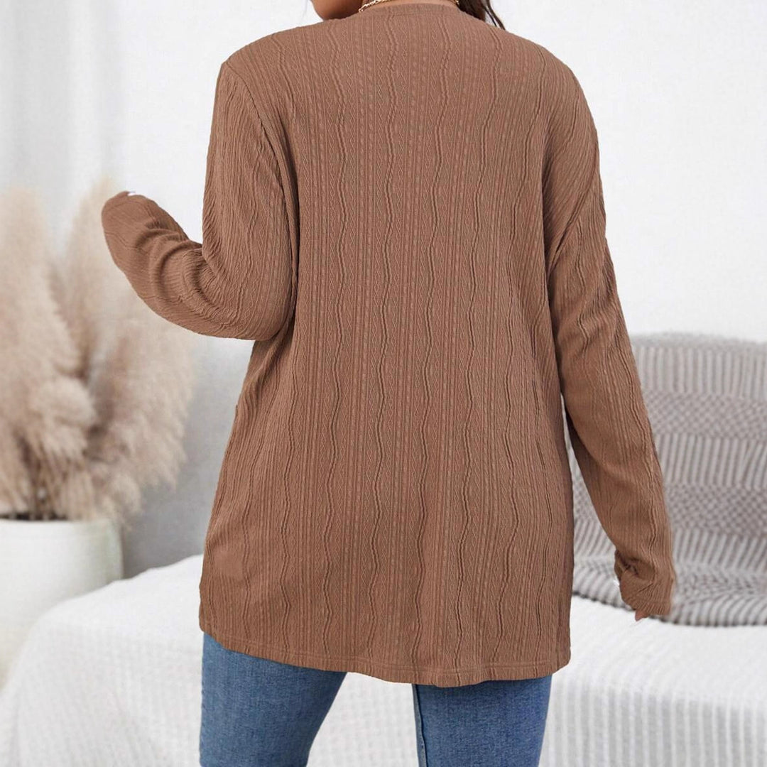 Damen lässige Strickjacke Fudus